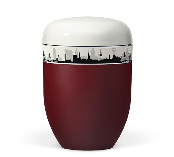 Heiso Elegance Skyline Bio Urne