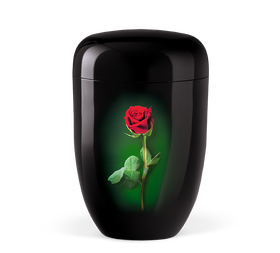 Heiso Elegance Blume Airbrush Bio Urne - 0