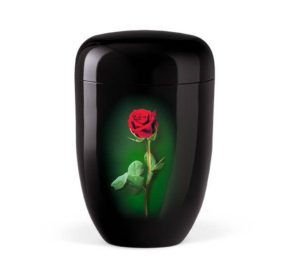 Heiso Elegance Blume Airbrush Bio Urne