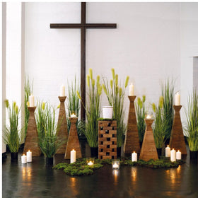 Komplettdekoration Pyramiden-Leuchter 2 Sets - 0