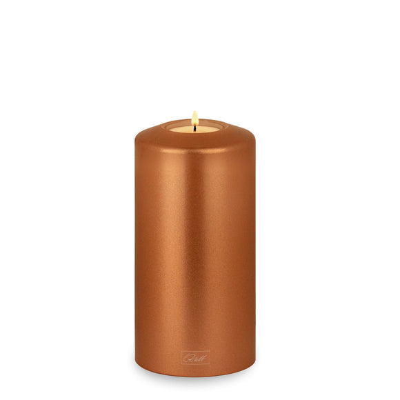 Qult Classic Porte-bougie à chauffe-plat en forme de bougie métallique