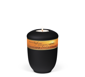 Heiso Gedenkurne Trauertext Keramik - 0