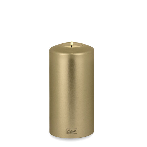 Qult Classic Porte-bougie à chauffe-plat en forme de bougie métallique