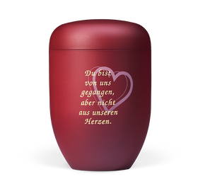 Heiso Elegance mourning text organic urn - 0