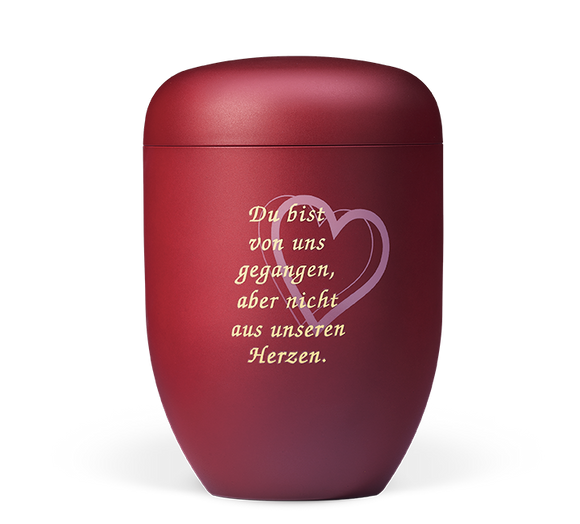 Heiso Elegance Trauertext Bio Urne