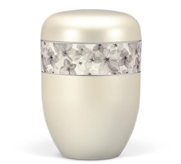 Heiso Elegance Cremeweiß Perlmutt Bio Urne