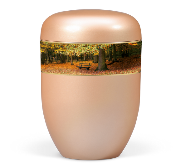 Heiso Elegance Silber Apricot Bio Urne