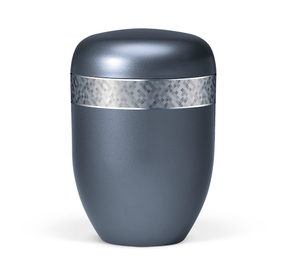 Heiso Elegance Blau Perlmutt Bio Urne