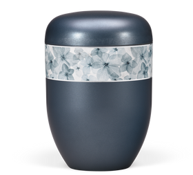 Heiso Elegance Blau Perlmutt Bio Urne - 0