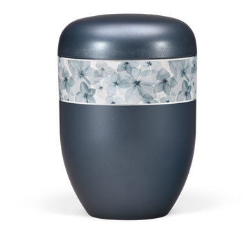 Heiso Elegance Blau Perlmutt Bio Urne - 0