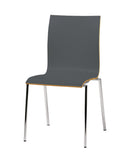 Sedia impilabile Lavabis Legno imbottito senza braccioli-2