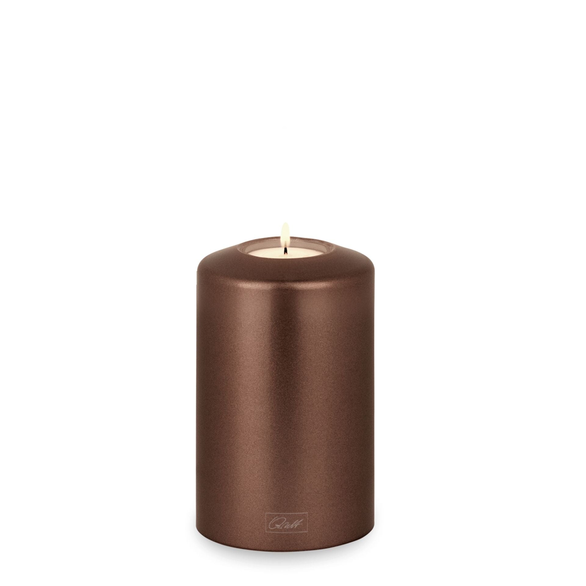 Qult Classic candle-shaped tealight holder metallic