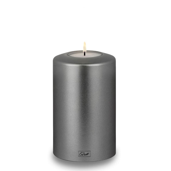 Qult Classic Porte-bougie à chauffe-plat en forme de bougie métallique