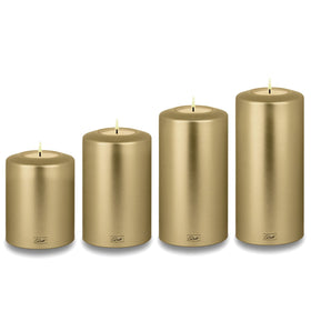 Qult Classic Teelichthalter in Kerzenform Metallic