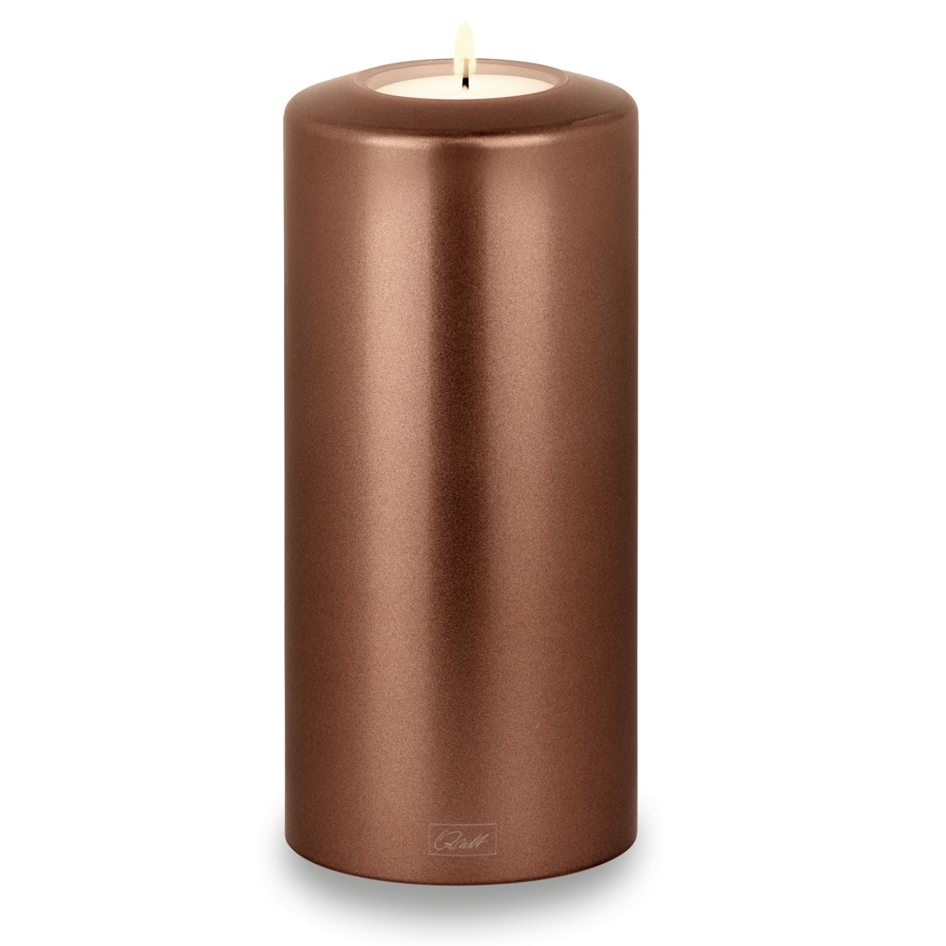 Qult Classic candle-shaped tealight holder metallic