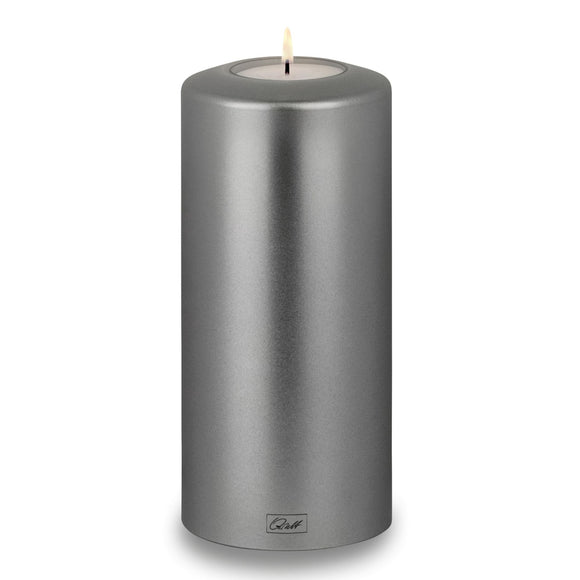 Qult Classic Porte-bougie à chauffe-plat en forme de bougie métallique