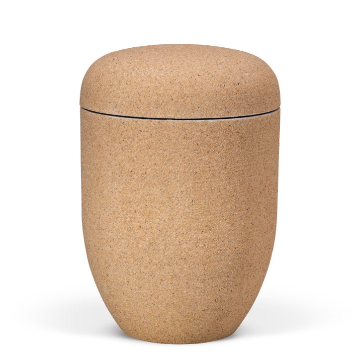 Heiso Elegance sand-coated bio urn - 0