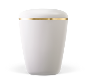 Urna orgánica Heiso Exclusive banda de oro cepillado