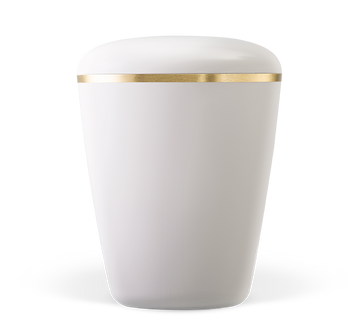 Heiso Exklusiv Goldband gebürstet Bio Urne