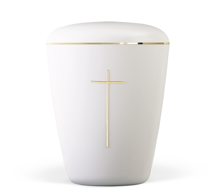 Heiso Exclusive gold band silver band motif organic urn