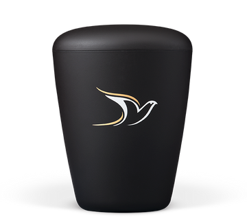 Heiso Exclusive motif dove organic urn