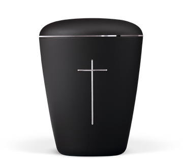 Heiso Exklusiv Goldband Silberband Motiv Bio Urne - 0