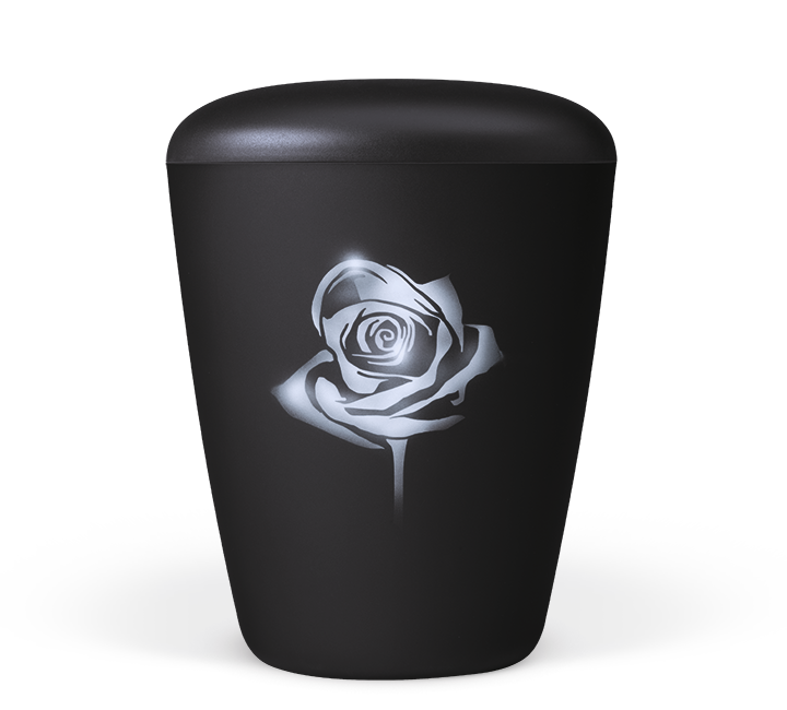 Kaufen anthrazit-rose Heiso Exklusiv Airbrush Bio Urne