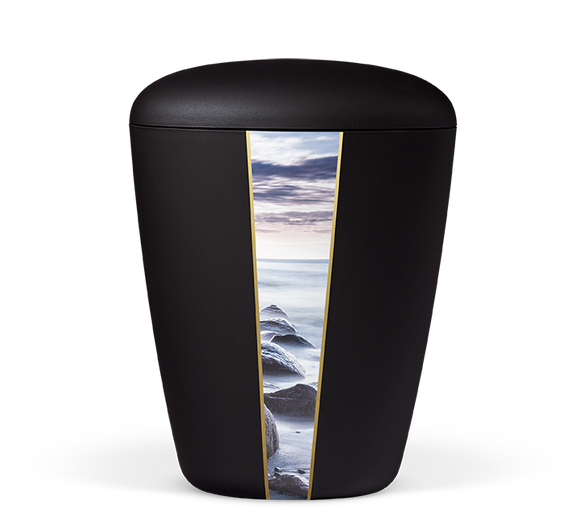 Heiso Exklusiv strisce decorative motivo urna biologica