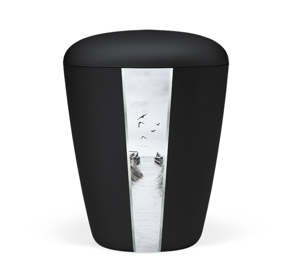 Heiso Exklusiv strisce decorative motivo urna biologica