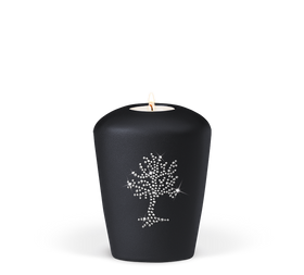 Heiso Gedenkurne Kristalle Keramik