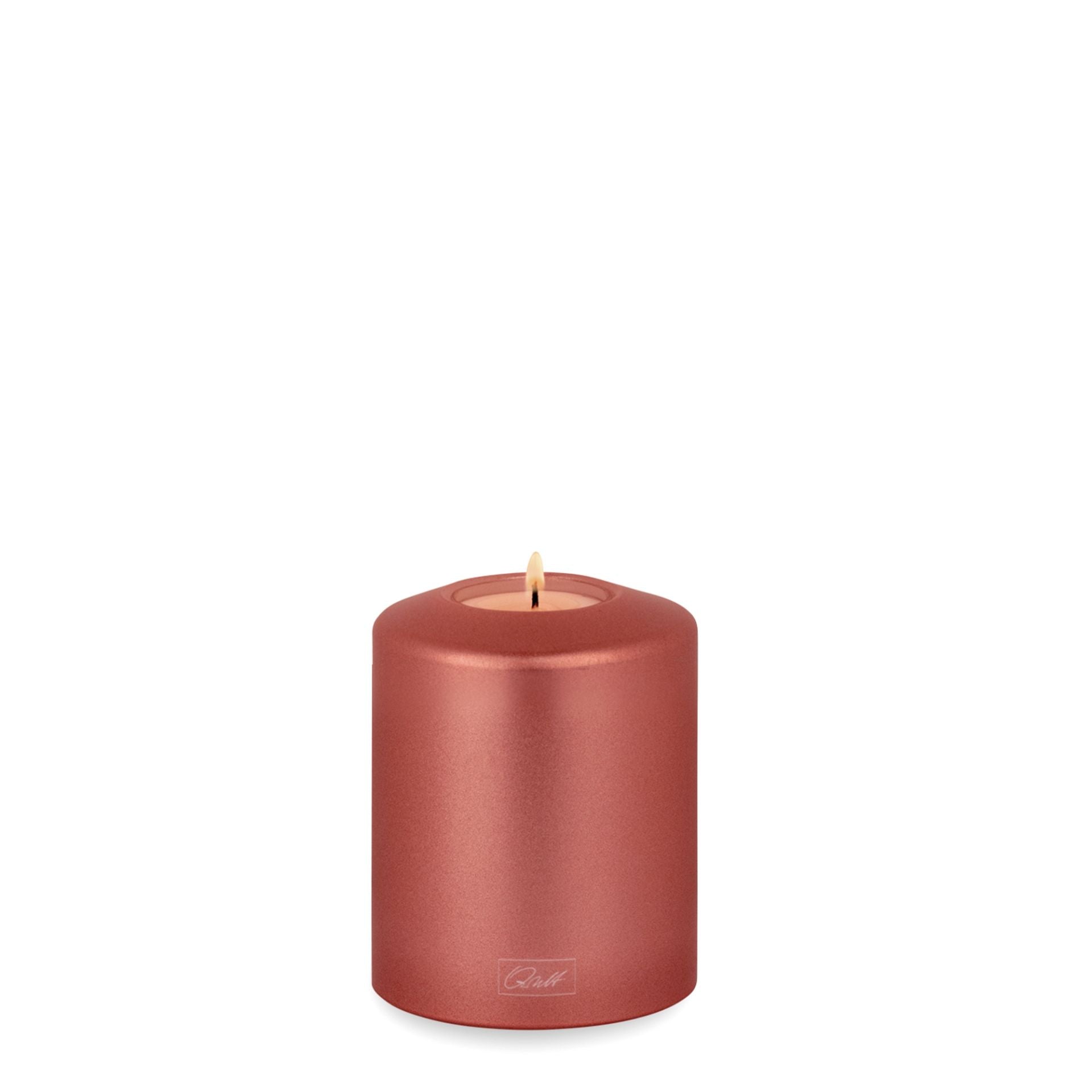 Kaufen rose Qult Classic Teelichthalter in Kerzenform Metallic