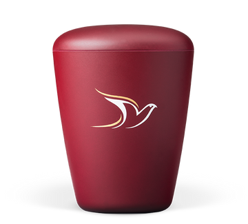 Heiso Exclusive motif dove organic urn - 0