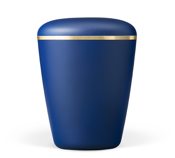 Urna orgánica Heiso Exclusive banda de oro cepillado