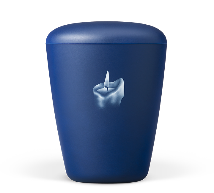 Kaufen blau-kerze Heiso Exklusiv Airbrush Bio Urne