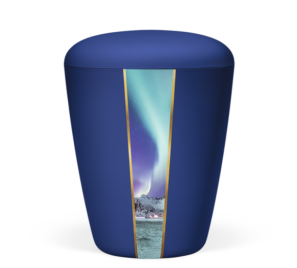 Heiso Exklusiv strisce decorative motivo urna biologica