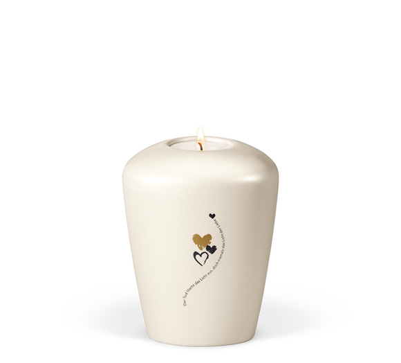 Heiso Gedenkurne Motiv Keramik