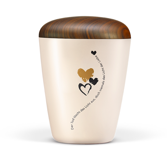 Heiso Urna biologica con testo e motivo esclusivi