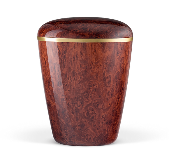Heiso Exclusive root wood effect organic urn