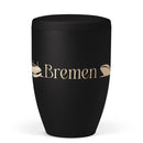 Heiso Avantgarde Lasergravur Skyline Bio Urne-1