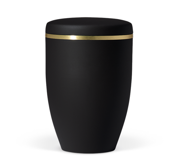 Heiso Avantgarde Goldband gebürstet Bio Urne