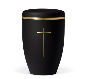 Heiso Avantgarde Emblem Gold Poliert Bio Urne