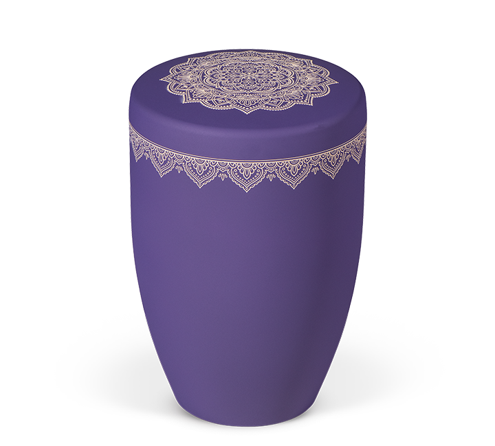 Kaufen violett Heiso Avantgarde Mandala Bio Urne