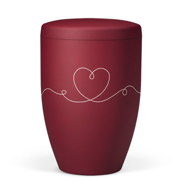 Heiso Avantgarde Lasergravur Bio Urne - 0