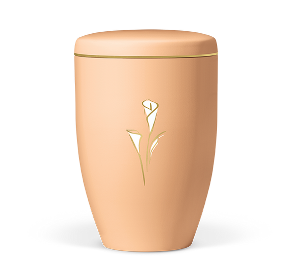 Heiso Avantgarde Goldband Motiv Bio Urne