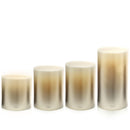 Qult Inside Bougeoir en forme de bougie métallique-1