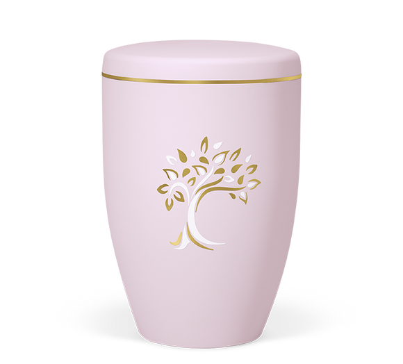 Heiso Avantgarde Goldband Motiv Bio Urne