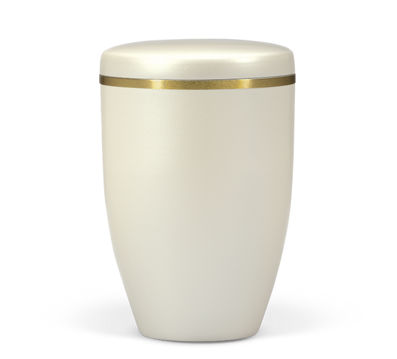 Heiso Avantgarde Goldband gebürstet Bio Urne