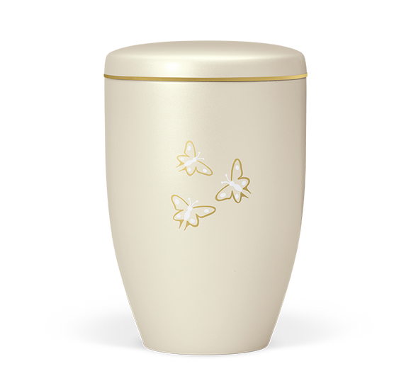 Heiso Avantgarde Goldband Motiv Bio Urne