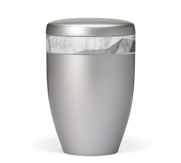 Heiso Avantgarde Stahlgrau Bio Urne