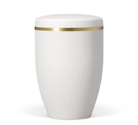 Heiso Avantgarde Goldband gebürstet Bio Urne